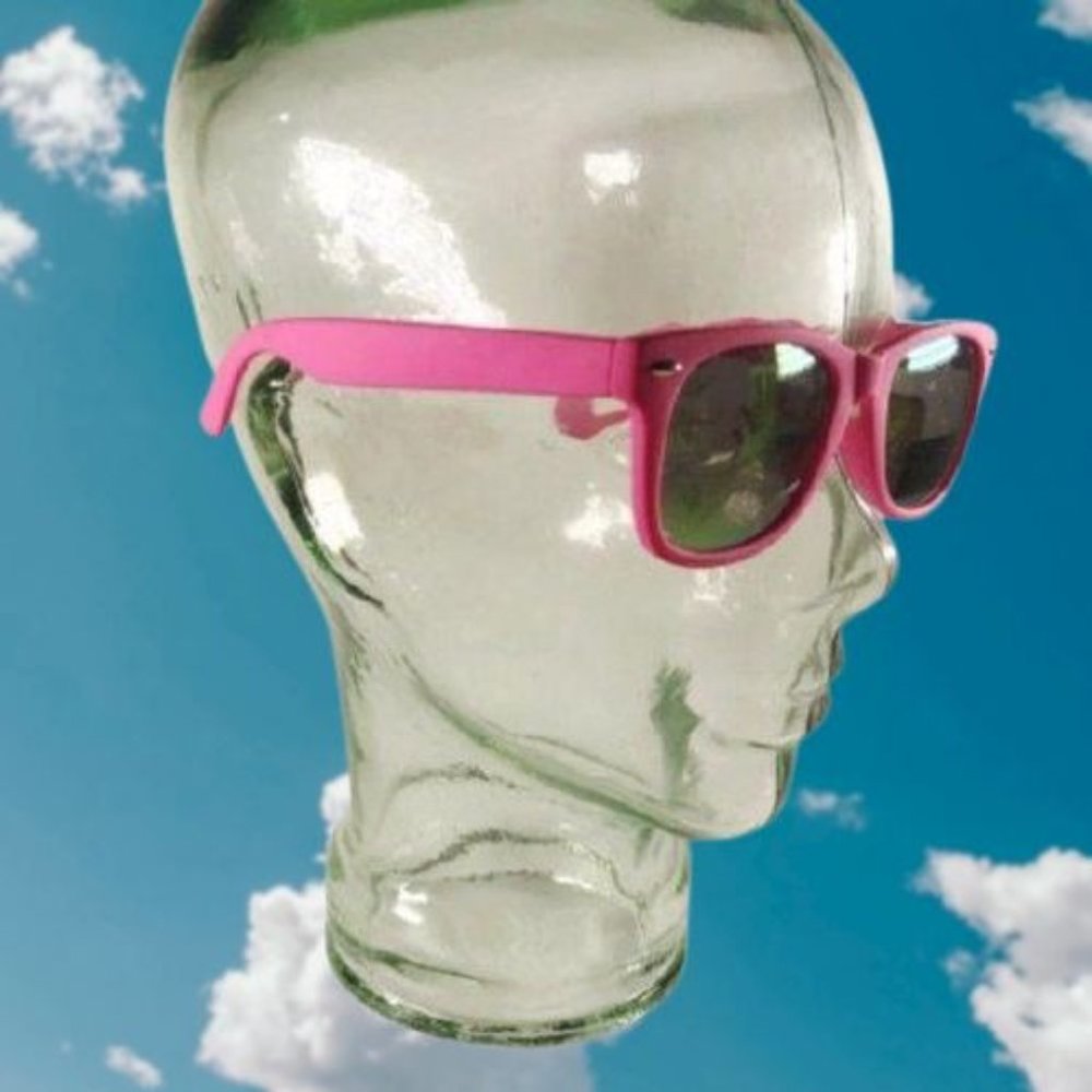 Pink Matte Reflective Lense Sunglasses NWT